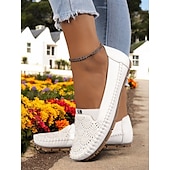 preiswerte Damenhausschuhe und -halbschuhe-Damen-Slipper mit Strasssteinen – glitzernde, ausgehöhlte flache Schuhe zum Gehen und Autofahren