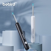 Недорогие Индивидуальная защита-Инструмент для удаления ушной серы bebird r1 - очиститель ушного канала с камерой, 1080p earscope, инструмент для удаления ушной серы с различными сменными насадками, камера с 6-светодиодной