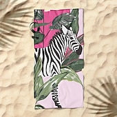 preiswerte Strandtuch-Sets-bedrucktes Strandtuch, leichte, schnelltrocknende, sandfreie Stranddecke, ideal für Reisen, Pool und den Einsatz im Freien