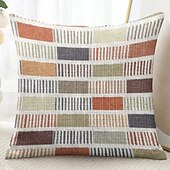 baratos Fronhas de Almofadas de Decoração-Capa de Almofadas Decorativas Geométricas 1PC Capa de Almofada Quadrada Macia para Sofá de Quarto Sala de Estar