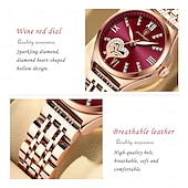 cheap Quartz Watches-Women Quartz Watch Wrist Watch Retro Vintage Luminous Calendar Waterproof Stainless Steel Strap Watch