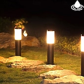 halpa Pathway Lights &amp; Lanterns-2kpl polkuvalot aurinko ulkopuutarhavalot ruostumattomasta teräksestä vedenpitävä led nurmikkovalo huvila takapihan katuvalaistus sisäpihan maiseman koristelu lamppu