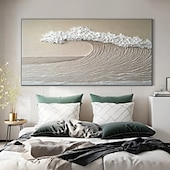 baratos Pinturas Abstratas-Conjunto de arte de parede wabi sabi com 2 pinturas abstratas bege sobre tela, um par de arte de parede com textura bege, arte de parede abstrata neutra, decoração boho