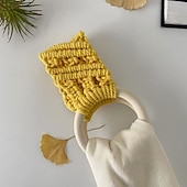 economico Tende macrame e stringa-Anello per asciugamano in crochet boho regalo per la festa della mamma supporto per asciugamano in macramè da cucina anello porta asciugamani in macramè anello per asciugamani da appendere in crochet