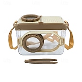 abordables Jouets d&#039;Exploration de la Nature-Boîte d&#039;observation des insectes, filet de capture d&#039;insectes, ensemble d&#039;alimentation et de conduite en mer, jouet éducatif en biologie scientifique, outil d&#039;exploration en plein air pour enfants