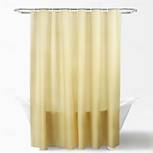 cheap Shower Curtains-Shower Curtain PEVA Waterproof Mildew Resistant Bathroom Curtains with Hooks Easy Installation Quick-Drying 180cm*180cm(70&quot;*70&quot;) White Blue