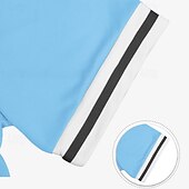 cheap Vacation-Men&#039;s Golf Shirt Golf Polos Shirts Work Casual Lapel Short Sleeve Basic Modern Color Block Patchwork 2 Piece Summer Regular Fit Black White Navy Blue Dark Green Khaki Light Grey Golf Shirt