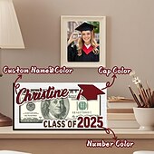 economico Stagione di Laurea-regali di laurea 2025 porta soldi in legno porta soldi laurea busta per contanti per classe del 2025 laureati universitari senior