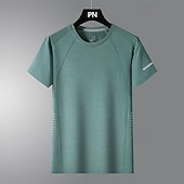 levne Topy-Pánské Dağcı Tişörtü Dağcı Gömleği Krátký rukáv Tričkový Tričko Tričko s krátkým rukávem Tričko Top Venkovní Rychleschnoucí Polyester Tmavě šedá Černá Světle šedá Tělocvična Lezení Kempování a