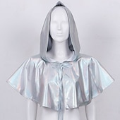 preiswerte Oberteile-Stolz Glamourös Umhang mit Kapuze Schirmmütze Erwachsene Unisex Metallisch Clubwear Pride Parade Pride-Monat Halloween Karneval Einfaches Karnevalskostüm