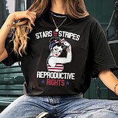 levne Topy-Trička Tričko Retro plakát Retro dívka Grafika Pro Dámské Dospělé Plesová maškaráda Horká ražba Běžné / Denní