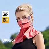 billige Hjemmeslitasje-Farge Solkrem Maske Kvinner Is Silke Uv Beskyttelse Nakke Og Øye Beskyttelse Pustende Full Ansikts Solkrem Maske Kjøring Og Sykling
