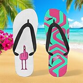 お買い得  グラフィックプリントシューズ-グースデザインとロープ柄のメンズビーチサンダル - ビーチや夏のアクティビティにリラックスしたビーチスタイルを演出します。