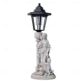 preiswerte Landschaftslichter-1 pc led outdoor landschaft lichter engel umarmung buch mutter und kind harz anhänger lampe hof garten rasen pfad park landschaft lampe dekorative lampe