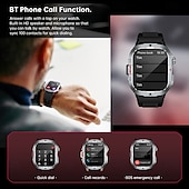 abordables Montres connectées-696 C30PRO Montre intelligente 2.19 pouce Smartwatch Montre Connectée Bluetooth Podomètre Rappel d&#039;appel Moniteur de Sommeil Compatible avec Android iOS Hommes Appels Mains Libres Rappel de Message