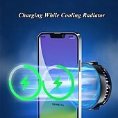 cheap Universal Accessories-SL05 Mobile Magnetic Semiconductor Cooling Fan with Wireless Charging for PUBG Game Cooler for IPhone Android Cellphone Radiator