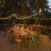 billige Soldrevet-globe solar string light led g50 pære ip65 vanntett utendørs krans hage lys egnet for hjemme innendørs hage ferie belysning