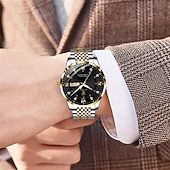 levne Quartz hodinky-Luxusní dárek pro dámské hodinky vodotěsné nerezová ocel luminiscenční zobrazení data módní jednoduché volnočasové dámské quartzové hodinky