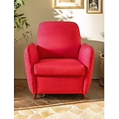 cheap Sofa Cover-Chaise Lounge Cover Solid Color Quilted Polyester Slipcovers
