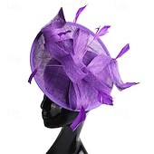 preiswerte Hochzeit Kopfschmuck-Kopfstück Federn Sinamay Hochzeit Abendgesellschaft Elegant Hochzeit Mit Feder Kopfschmuck Kopfbedeckung