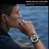 Χαμηλού Κόστους Smartwatch-696 V68 Εξυπνο ρολόι 1.76 inch Έξυπνο ρολόι Bluetooth Βηματόμετρο Υπενθύμιση Κλήσης Παρακολούθηση Ύπνου Συμβατό με Android iOS Άντρες Κλήσεις Hands-Free Υπενθύμιση Μηνύματος IPX-0 Θήκη ρολογιού 44mm