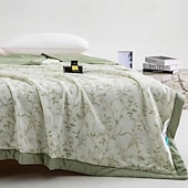 baratos Cobertores de cama-Colcha de verão, Floral / flor Fibra de Liocel Confortável cobertores