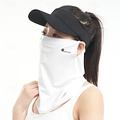 preiswerte Freizeitkleidung-Sonnenschutzschleier Damen Sommer atmungsaktive Ice Silk Gesichtsabdeckung Radfahren Sonnenschutz Anti-UV Ohrhängende Gesichts-Handtuch