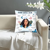 voordelige Gepersonaliseerde geschenken-Aangepaste kussensloop Voeg uw afbeelding toe God Herinneringskussen Persoonlijk cadeau Foto ontwerp Afbeelding Mode Casual kussensloop Kussenhoes 1 st Aangepast gemaakt