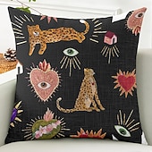 abordables Taies d&#039;Oreiller-Housse de coussin décoratif en forme de cœur 1PC housse de coussin carrée douce pour canapé pour chambre salon canapé chaise