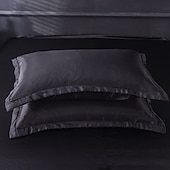 cheap Sheets &amp; Pillowcase-Washed Silk Pillowcase Single Satin Imitation Silk Pillowcase