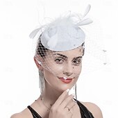 voordelige Bruiloft Zendspoel-Helm Veren Bruiloft Avond Feest Elegant Bruiloft Met Veer Helm Hoofddeksels