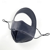 economico Abbigliamento da casa-Maschera in seta traspirante fresca con protezione solare anti-UV maschera in seta morbida antipolvere double-face in seta di gelso