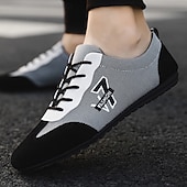 abordables Baskets Décontractées-Baskets à lacets beiges et bleu marine pour homme – Chaussures de sport en nylon respirant pour un style de vie actif et un usage quotidien