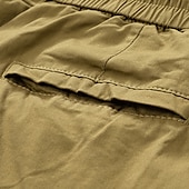 economico Classico-Per uomo Pantaloncini cargo Shorts Pantaloncini Estivi Coulisse Elastico in vita Multi-tasche Semplice Comodità Indossabile Lunghezza al ginocchio All&#039;aperto Sport Quotidiano Moda Casual Nero Blu
