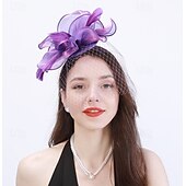 abordables Tocado de Boda-Tocados Plumas Boda Fiesta de Noche Elegante Boda Con Pluma Celada Sombreros