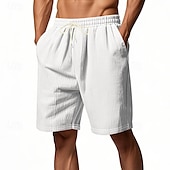 economico Pantaloncini casual-Per uomo Shorts Pantaloncini casual Pantaloncini di velluto a coste Coulisse Elastico in vita Gamba Dritta Semplice Comodità Traspirante Lunghezza al ginocchio Sport all&#039;Aperto Quotidiano Ferie Moda