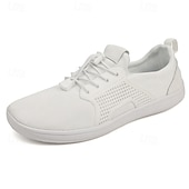 preiswerte Sneaker für Herren-Barfuß-Sneakers aus hellbraunem Strick für Herren – flexibles, bequemes Design mit Schnürverschluss für aktive und lässige Kleidung