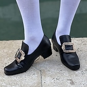 abordables Calzado-Rococó Barroco Victoriano Zapatos Hombre Víspera de Todos los Santos Carnaval Mascarada Rendimiento Fiesta / Noche Mascarada Adulto Zapatos