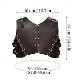 levne brnění-Retro Středověké Renesanční Zbraně a výzbroj Maškarní Hrudník Ren Faire Válečník Viking Cvočky Pánské Keltské předvečer Všech svatých Karneval Plesová maškaráda Výkon předvečer Všech svatých Plesov