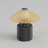 billige Dekorative lys-skrivebordslampe berøringsbryter nattlys kreativ skrivebordslampe romantisk soverom nattbordslampe sovelys stue soverom belysning usb-lading 1 stk.