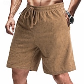 cheap Casual Shorts-Men&#039;s Athletic Shorts Sweat Shorts Shorts Summer Shorts Pocket Drawstring Elastic Waist Plain Comfort Breathable Short Outdoor Sports Classic Casual Black Navy Blue