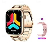 abordables Montres connectées-QX7 Montre intelligente 1.85 pouce Smartwatch Montre Connectée Bluetooth Rappel sédentaire Réveil Calendrier Compatible avec Smartphone Femmes Hommes Rappel de Message Podomètre Cadran de montre