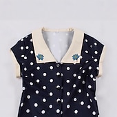 cheap Dresses-Polka Dots Retro Vintage 1950s Dress Swing Dress Polka dots Women&#039;s Carnival Masquerade Daily Wear Bachelorette Party Adults&#039; Dress Headband
