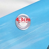 Χαμηλού Κόστους Αδιάβροχες κουρτίνες-Αδιάβροχη Εξωτερική Κουρτίνα Ιδιωτικότητα Κουρτίνες Πατιό Ολισθηρές Κουρτίνες Πέργκολας Γαζωμένες 3D Τοπίο Διακοπών Στην Θάλασσα Για Κιόσκι Μπαλκόνι Βεράντα Γιορτή 1 Πάνελ