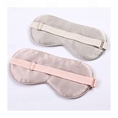 abordables Tenue d&#039;intérieur-Masque oculaire en soie Masque de sommeil anti-lumière en soie de mûrier Masque oculaire en soie avec sangles ajustables
