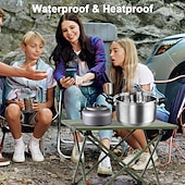 お買い得  キャンプ用家具-ポータブルキャンプサイドテーブル、超軽量アルミ折りたたみビーチテーブル、キャリーバッグ付き、屋外調理、ピクニック、キャンプ、ボート、旅行用