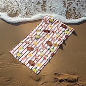 cheap Beach Towel Sets-Printed Beach Towel, Lightweight Quick-Dry Sand-Free Beach Blanket, Ideal for Travel, Pool, and Outdoor Use