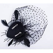 preiswerte Hochzeit Kopfschmuck-Kopfstück Tüll Federn Hochzeit Abendgesellschaft Elegant Hochzeit Mit Feder Kopfschmuck Kopfbedeckung