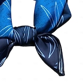 economico Accessori Elite da Uomo-sciarpa quadrata da uomo in seta al 100%, formale, per le vacanze all&#039;aperto, giallo chiaro, blu navy scuro