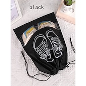 baratos Arrumação e Organização-5/10 peças de bolsas para sapatos de viagem, organizador transparente à prova d'água e poeira para armazenamento de sapatos para bagagem, bolsa portátil para sapatos para viagens de negócios e férias